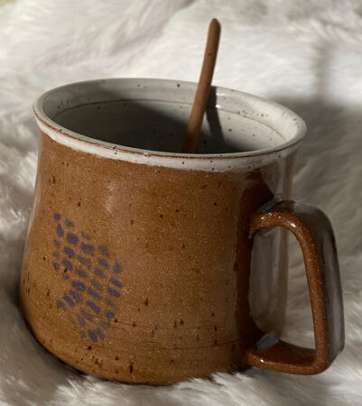 barrel cortex mug (painted microscope photograph onto a mug)
