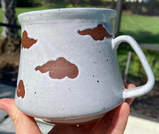 cloudy mug